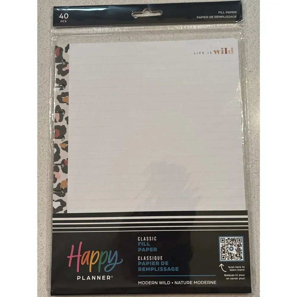 New Bundle Happy Planner Stay Wild Styled Fill Paper Dividers Accessories Folder